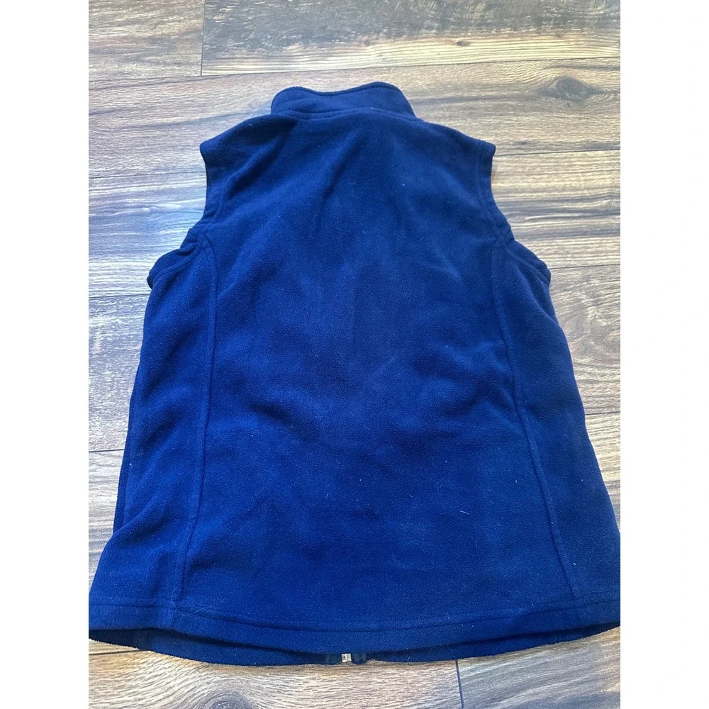 Lyndon Trading Company Kids Blue Fleece Zip‎ Up Vest Size 7